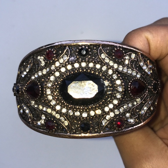 The Regal Mediterranean Cuff Bejewelled Bracelet - Picture 3 of 6